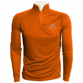 Camiseta de Pesca EP Fishing Basic Laranja com Cinza (+50UV, Tam. Especial)