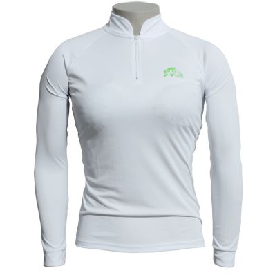 Camiseta de Pesca EP Fishing Basic Feminina Branca Neon Verde (+50UV)