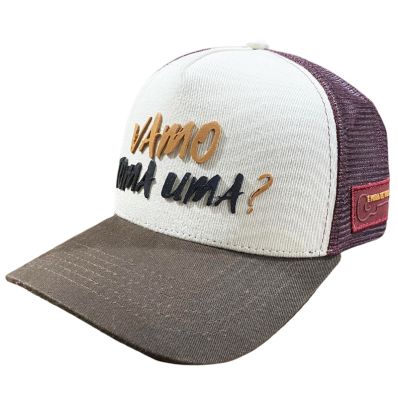 Boné Rancho do Vale Vamo Tomar Uma (Marrom)