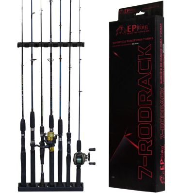 Suporte de Varas de Parede EP Fishing 7 Rod Rack (para 7 Varas)