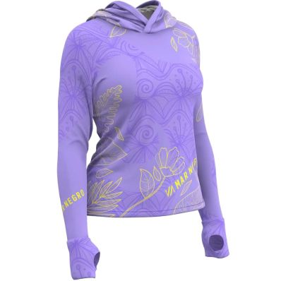 Camiseta Mar Negro X-Protection Feminina Sublimada Lavanda
