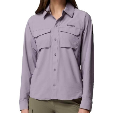 Camisa Feminina Columbia Silver Ridge Elite (Lilás)