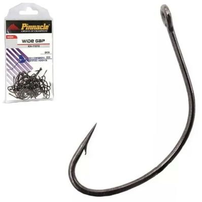 Anzol Pinnacle Wide Gap Black 04 (20un)