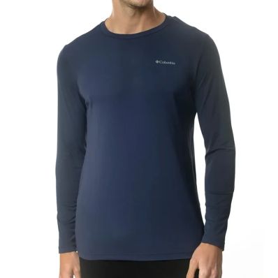 Camiseta Columbia Neblina M/L (Azul Marinho, +50UV)