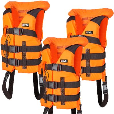 Kit 3 Salva Vidas Ativa Jaleco G (55 a 110 kg, Homologado)