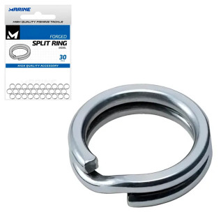 Argola Split Ring Marine Sports Forged Nickel 09 (30un)