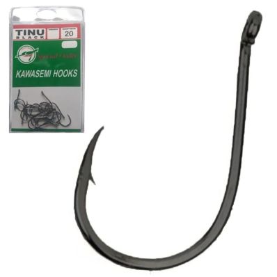 Anzol Kawasemi Tinu Black 08 (10un)