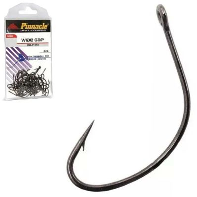 Anzol Pinnacle Wide Gap Black 2/0 (10un)