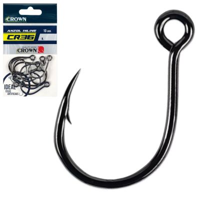 Anzol Crown In Line CR36 Black 3/0 (10un)