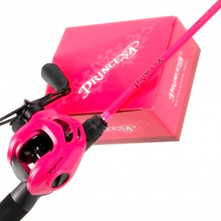 Kit Cauana Princesa C481M e C451M (Carretilha e Vara 1.45m)