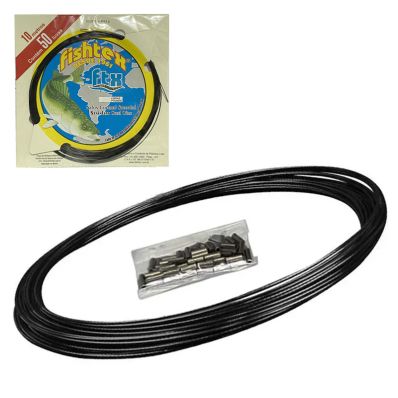 Cabo de Aço Fishtex Black 120lb (10m, flexível)