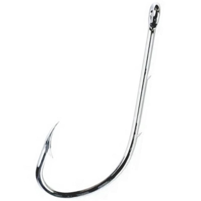 Kit Pintado com 10 Anzóis Eagle Claw 6/0 Encastoado com Girador (30cm)