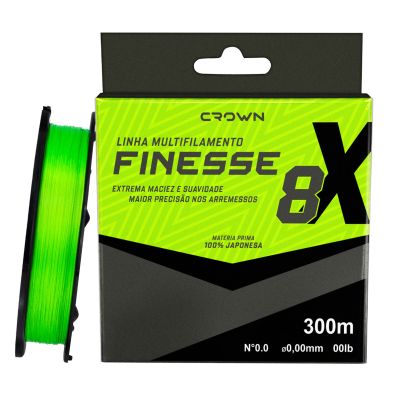 Linha Multifilamento Crown Finesse 8x (300m)