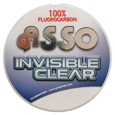Linha Fluorocarbon Asso Invisible Clear 46.3lb (0.60mm - 30m)