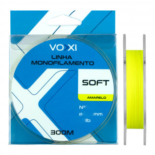 Linha Monofilamento Voxxi Soft Amarelo 30lb (0.40mm-300m)