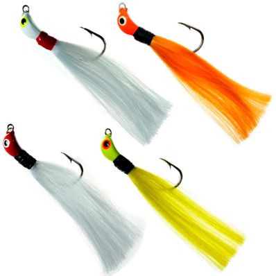 Kit 4 Iscas Jig Lori Longo melhores cores Tucunarés (Xuxinha, 12g)